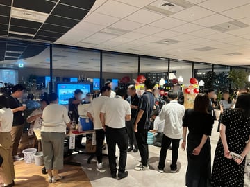 【社内取り組みのご紹介】共創エリアにてAJS夏祭りを開催しました