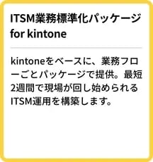 ITSM業務標準化パッケージ for kintone