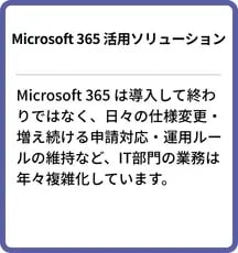 Microsoft 365 活用ソリューション